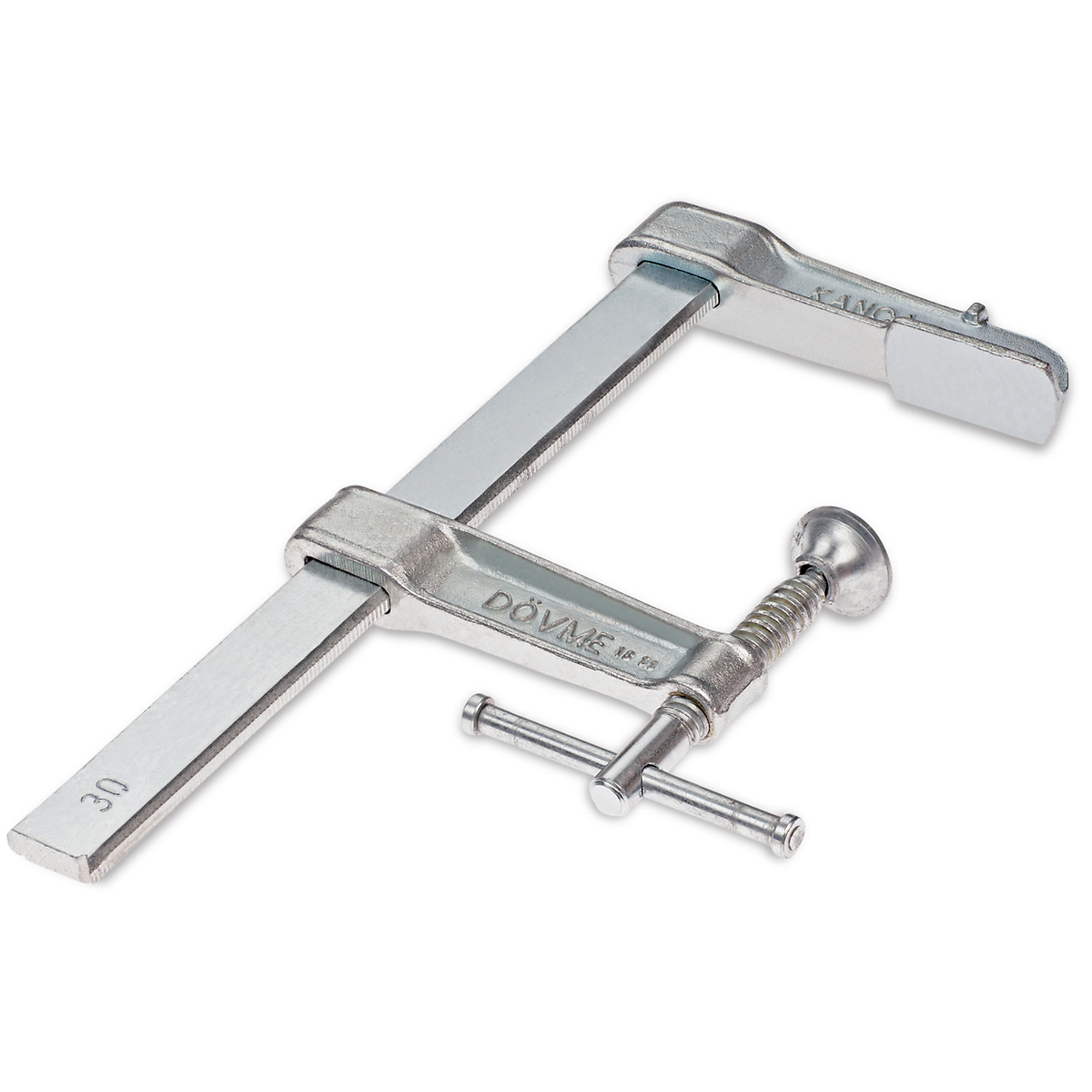 KANCA Medium Duty Clamp - 10in. Opening, 5in. Throat Depth, 1600 lb Clamping Pressure, Model# Medium Duty Clamp